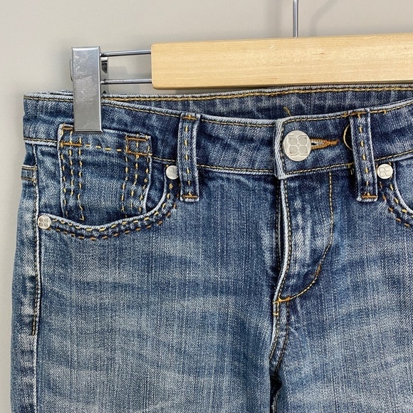 BCBG‎ Maxazria Women's Faded Denim Low Rise Jeans Size 25 - Picture 3 of 11